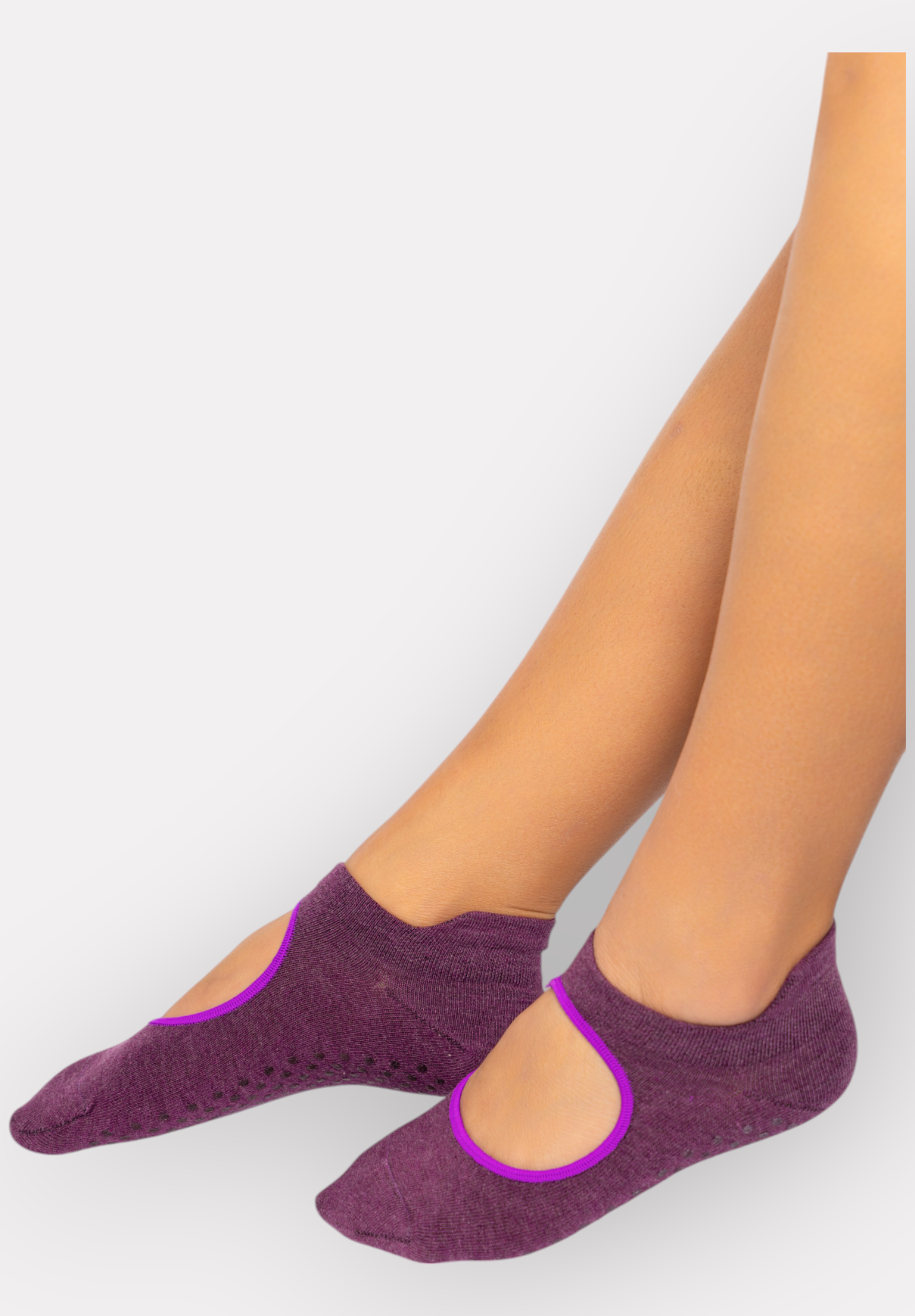  Κάλτσες γυναικείες για Yoga & Pilates Pro Socks PR11703-Μωβ 2025