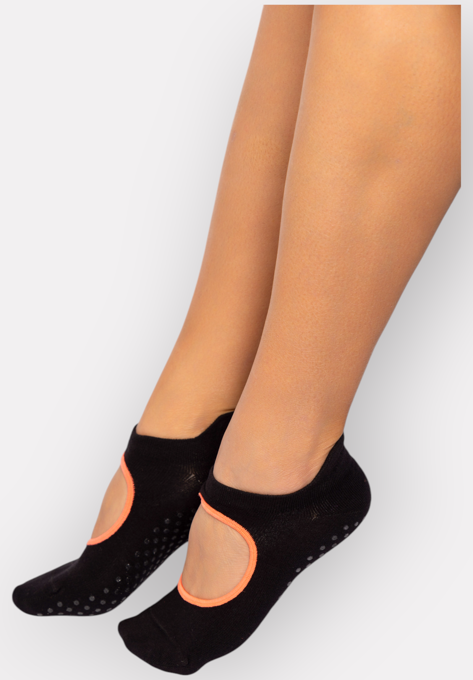  Κάλτσες γυναικείες για Yoga & Pilates Pro Socks PR11703-Πορτοκαλί 2025