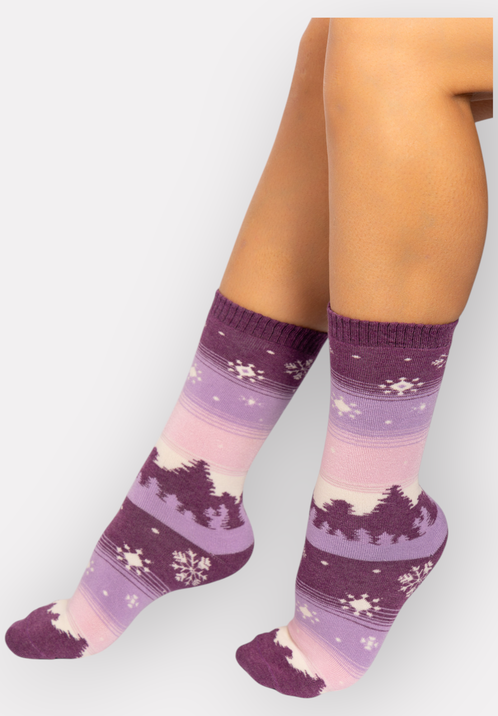  Κάλτσες γυναικείες πετσετέ Winter Night Pro Socks PR24642-Λιλά 2025