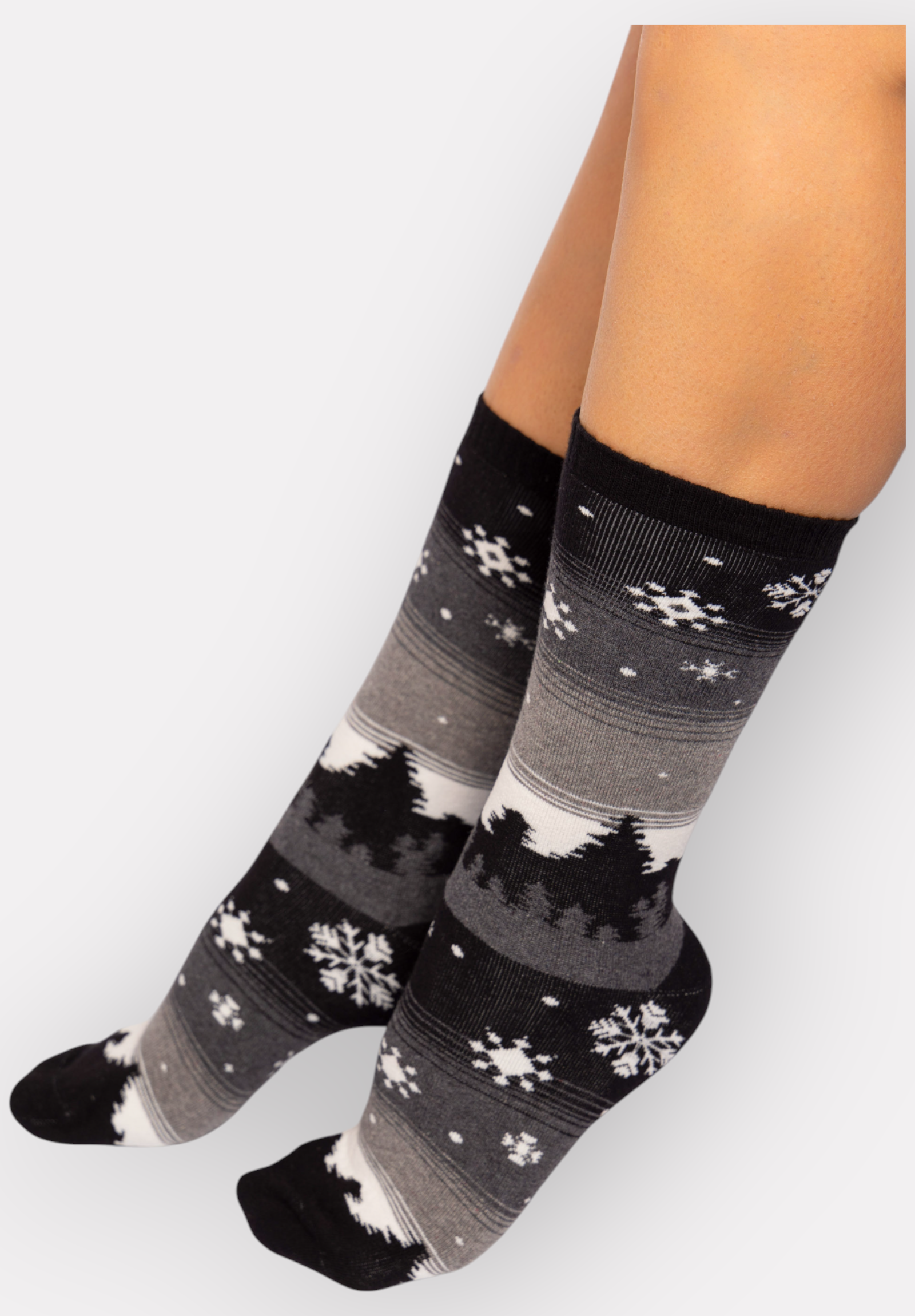  Κάλτσες γυναικείες πετσετέ Winter Night Pro Socks PR24642-Μαύρο 2025