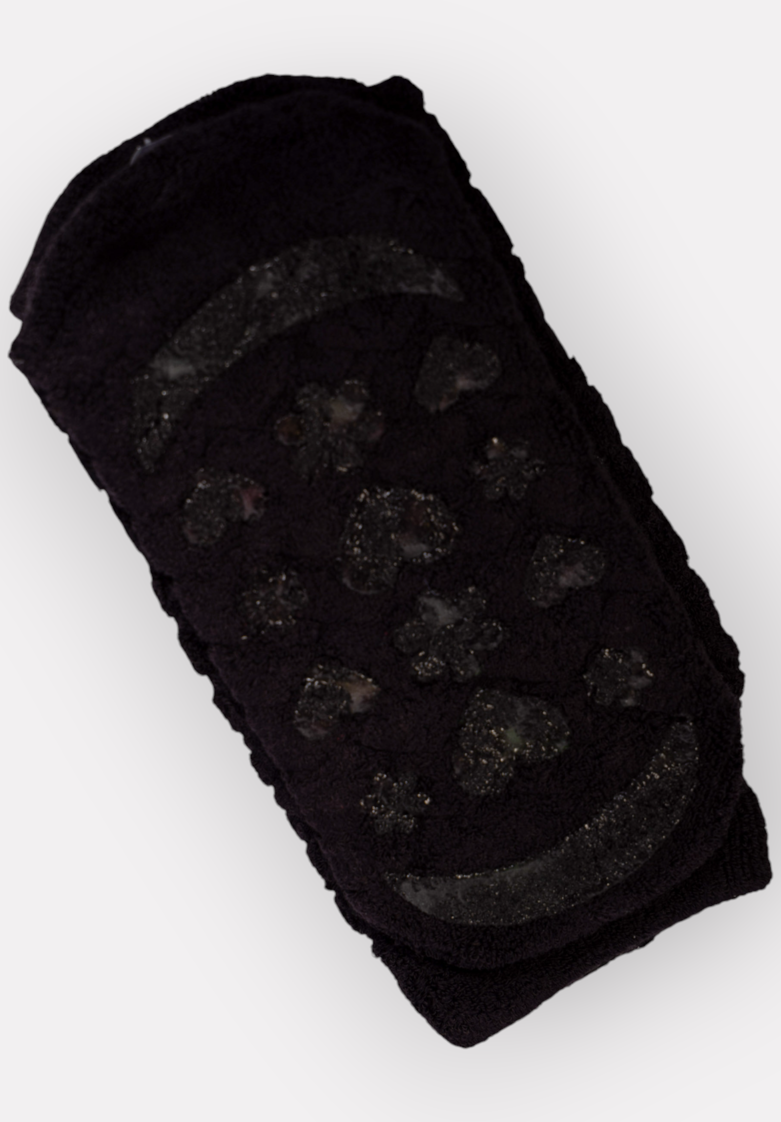  Κάλτσες γυναικείες πετσετέ με τάπες Pro Socks PR24904-Μαύρο 2025