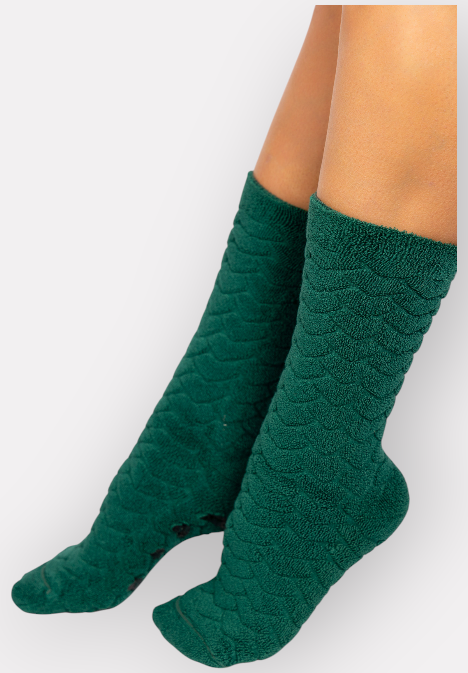  Κάλτσες γυναικείες πετσετέ με τάπες Pro Socks PR24904-Κυπαρισσί 2025