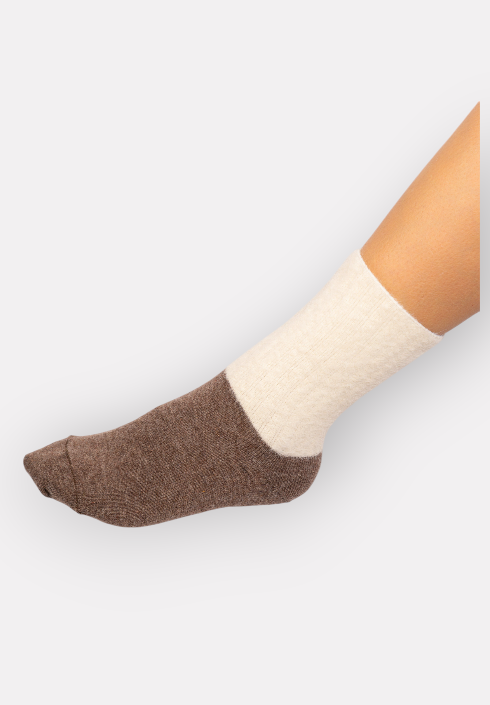 Κάλτσες γυναικείες μάλλινες χνουδωτές Lampswool Pro Socks PR25030-Γκρι φωτογραφία