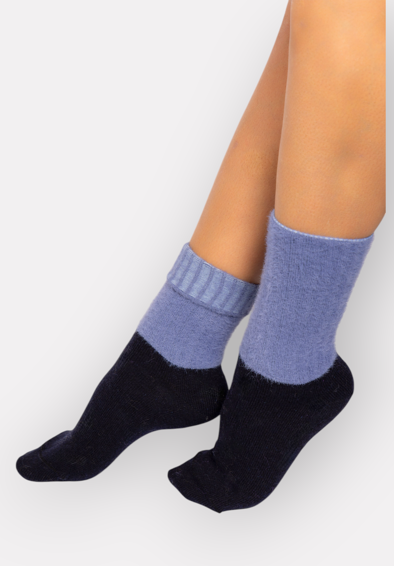 Κάλτσες γυναικείες μάλλινες χνουδωτές Lampswool Pro Socks PR25030-Μπλε 2025