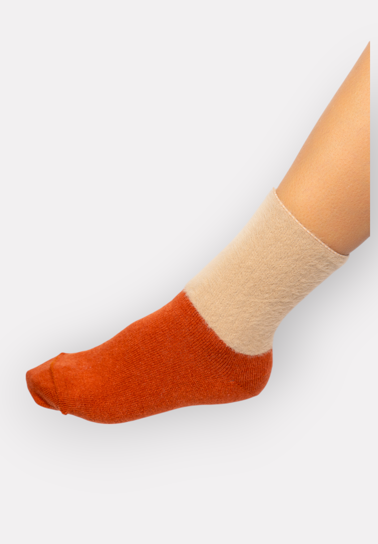 Κάλτσες γυναικείες μάλλινες χνουδωτές Lampswool Pro Socks PR25030-Πορτοκαλί φωτογραφία
