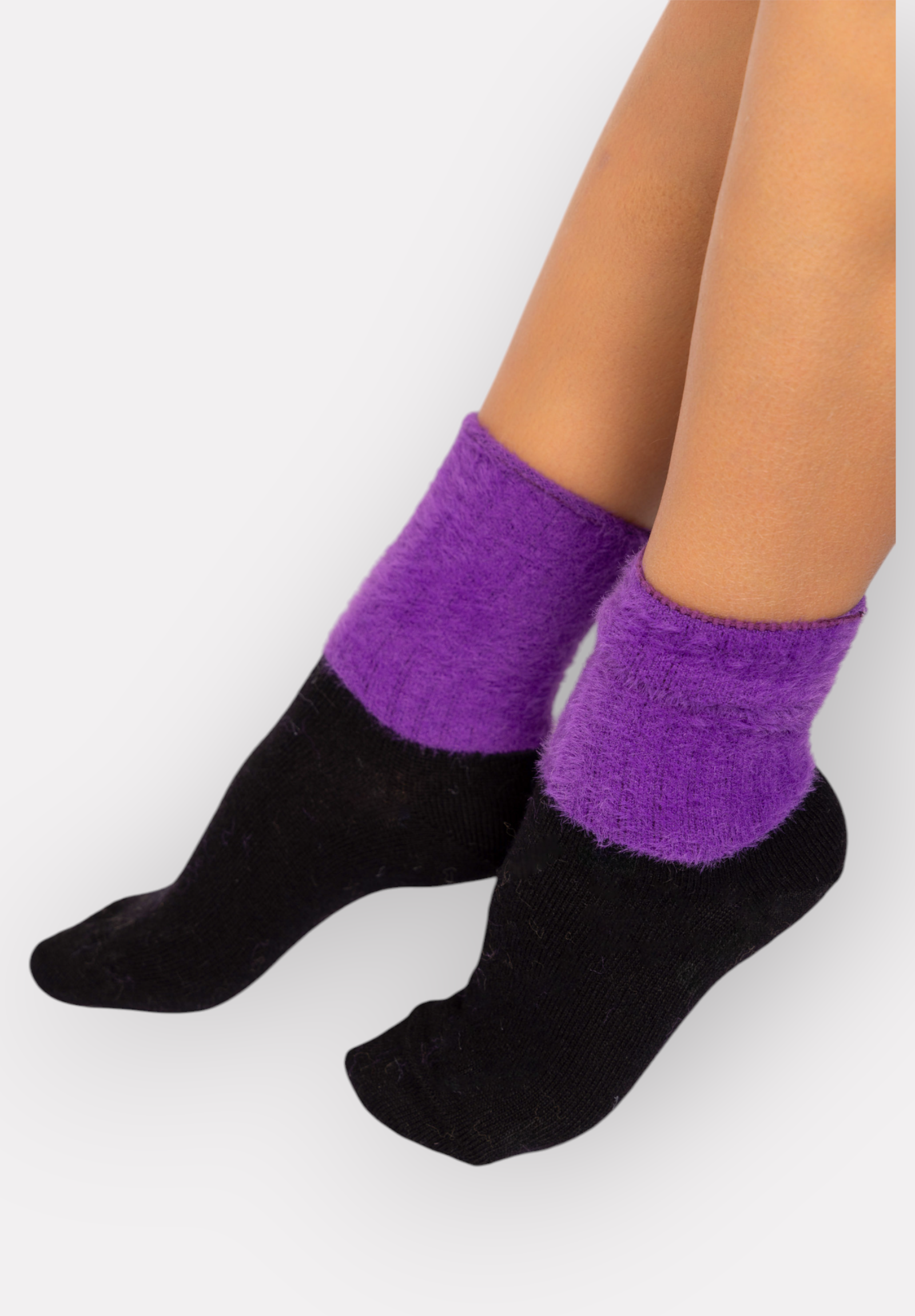  Κάλτσες γυναικείες μάλλινες χνουδωτές Lampswool Pro Socks PR25030-Μωβ 2025