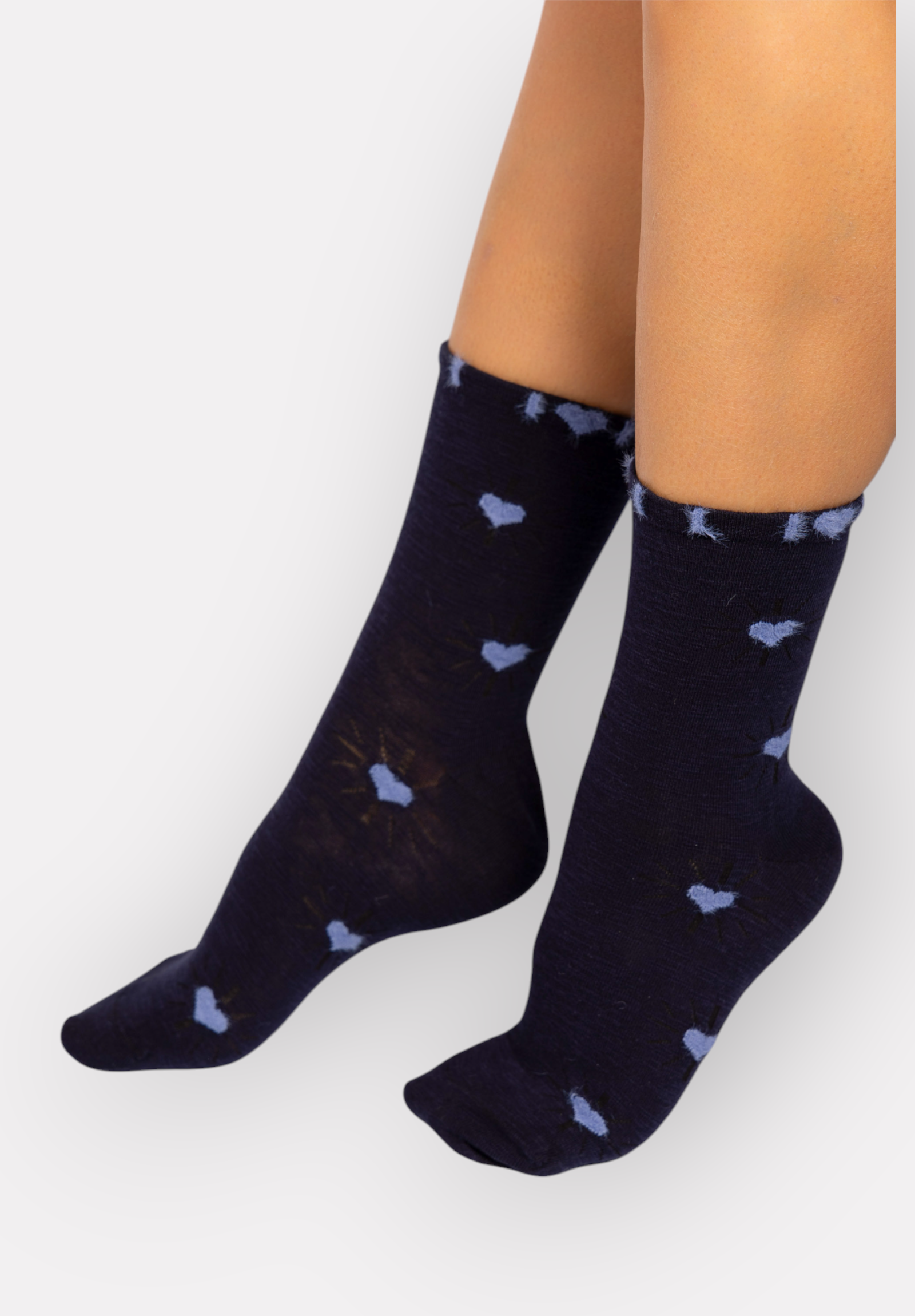  Κάλτσες γυναικείες βαμβακερές Hearts & Flower Pro Socks PR25645-Μπλε 2025