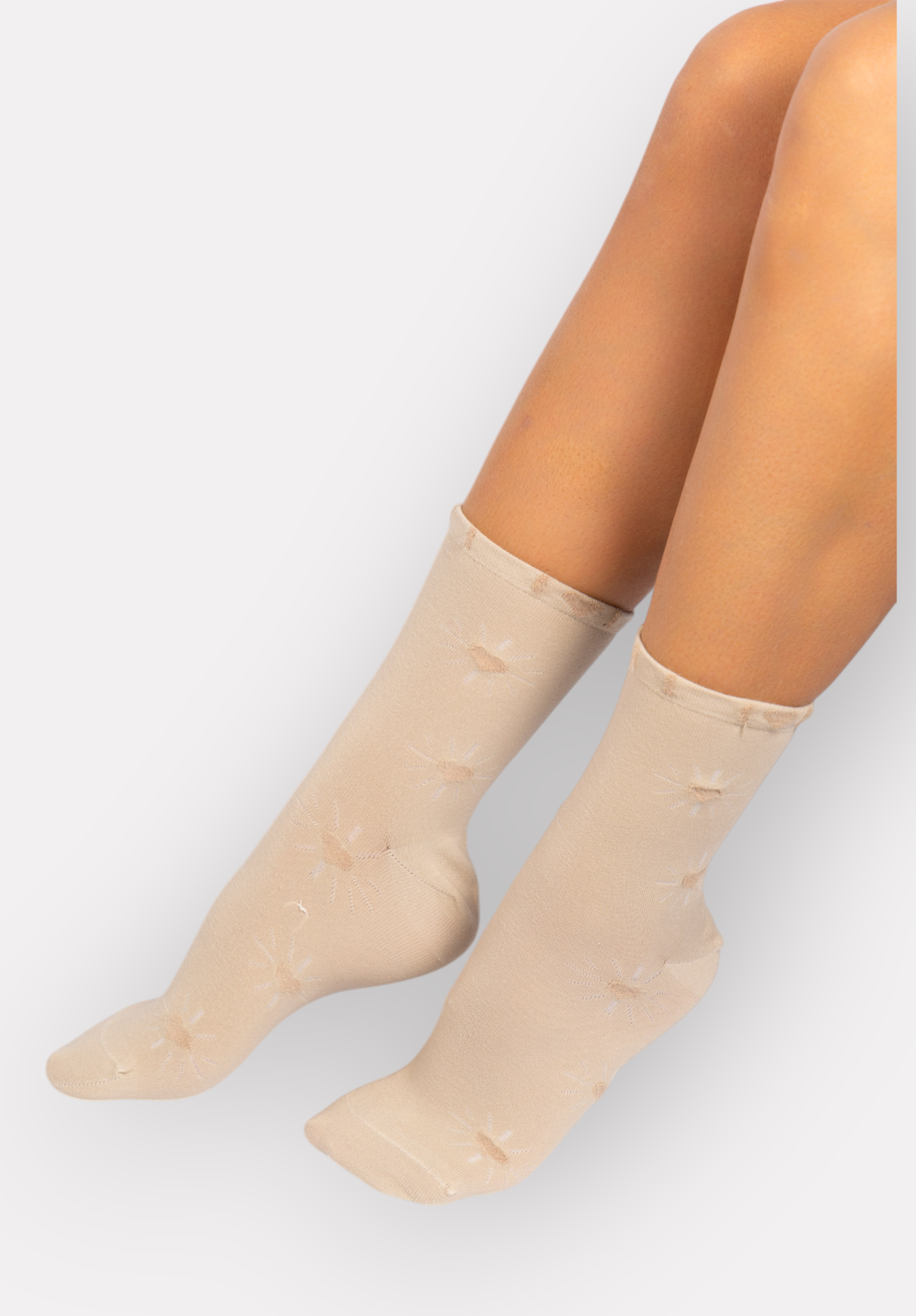  Κάλτσες γυναικείες βαμβακερές Hearts & Flower Pro Socks PR25645-Εκρού 2025