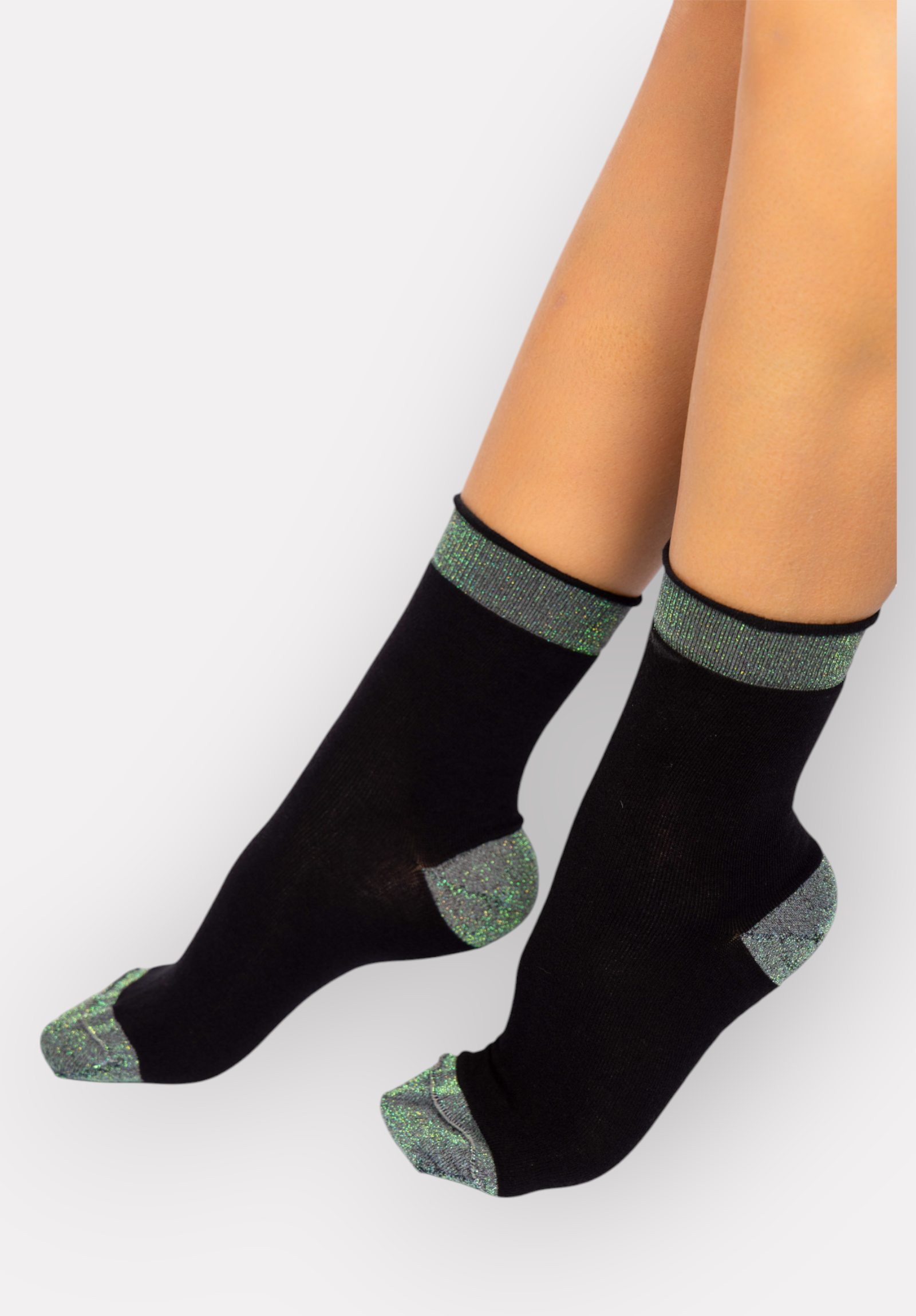  Κάλτσες γυναικείες βαμβακερές Lurex Pro Socks PR25650-Πράσινο 2025