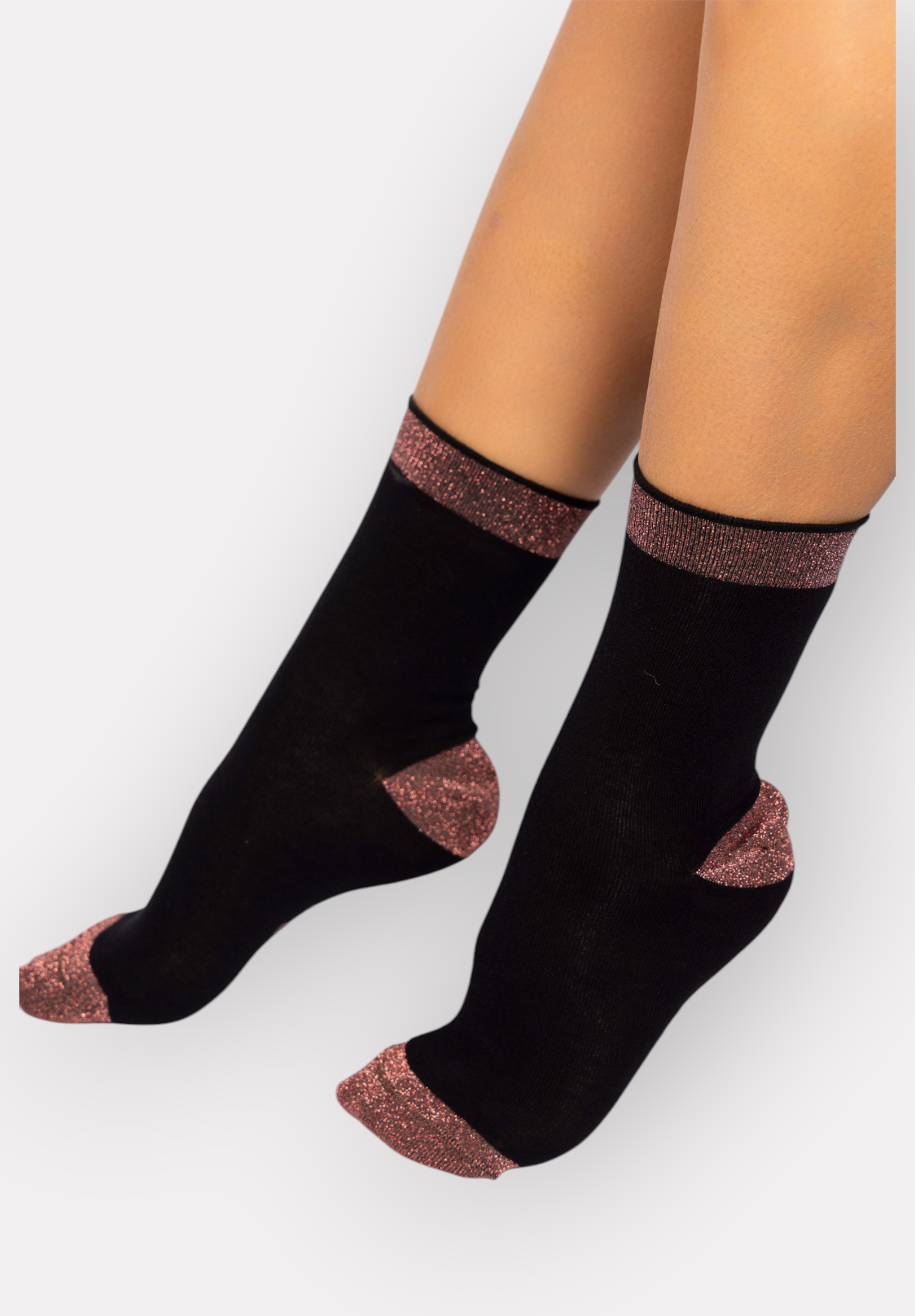  Κάλτσες γυναικείες βαμβακερές Lurex Pro Socks PR25650-Ροζ 2025