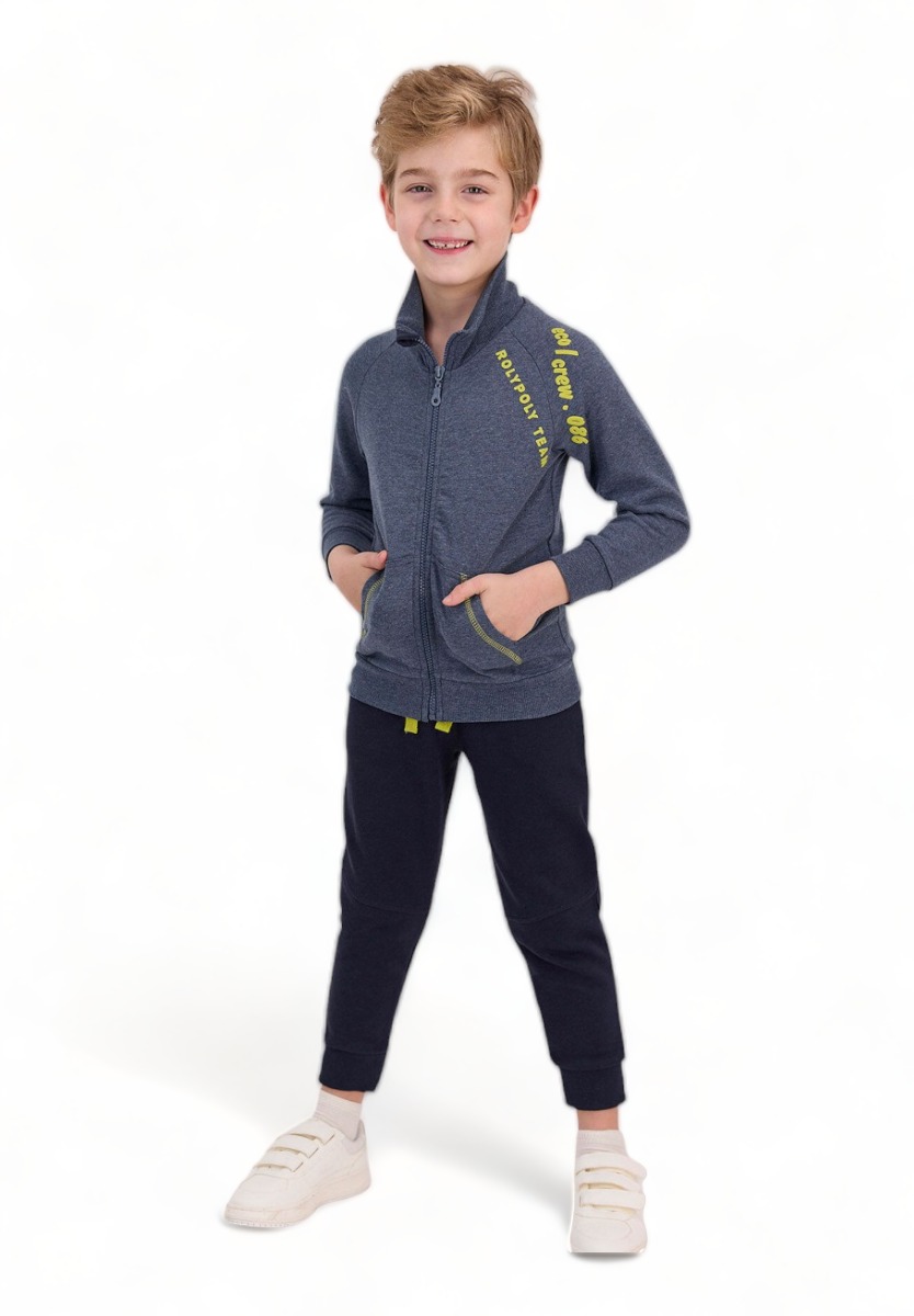 Rolypoly Φόρμα παιδική Rolypoly Eco Crew RP2538A-Ραφ