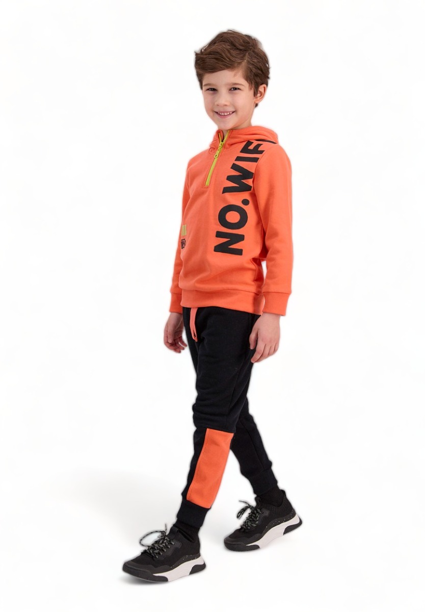 Rolypoly Φόρμα παιδική Rolypoly No Wifi RP2541A-Πορτοκαλί