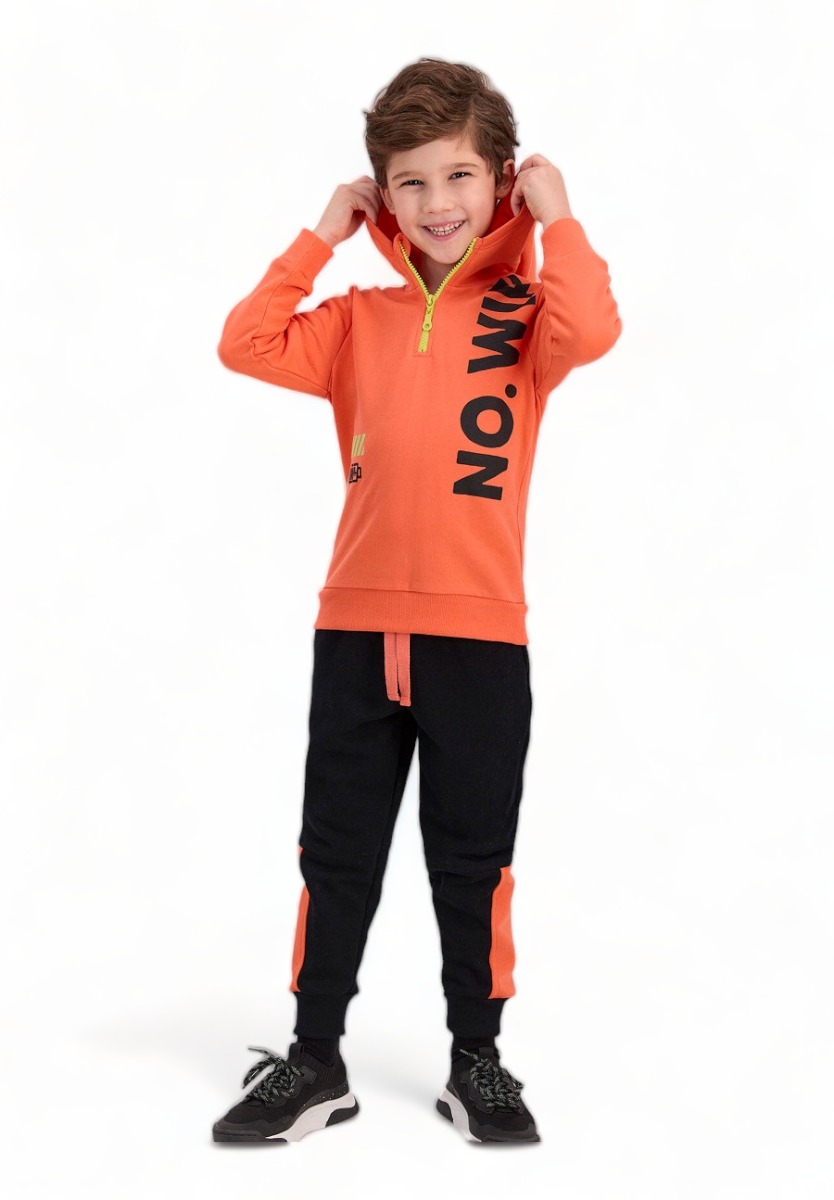 Φόρμα παιδική Rolypoly No Wifi RP2541A-Πορτοκαλί φωτογραφία