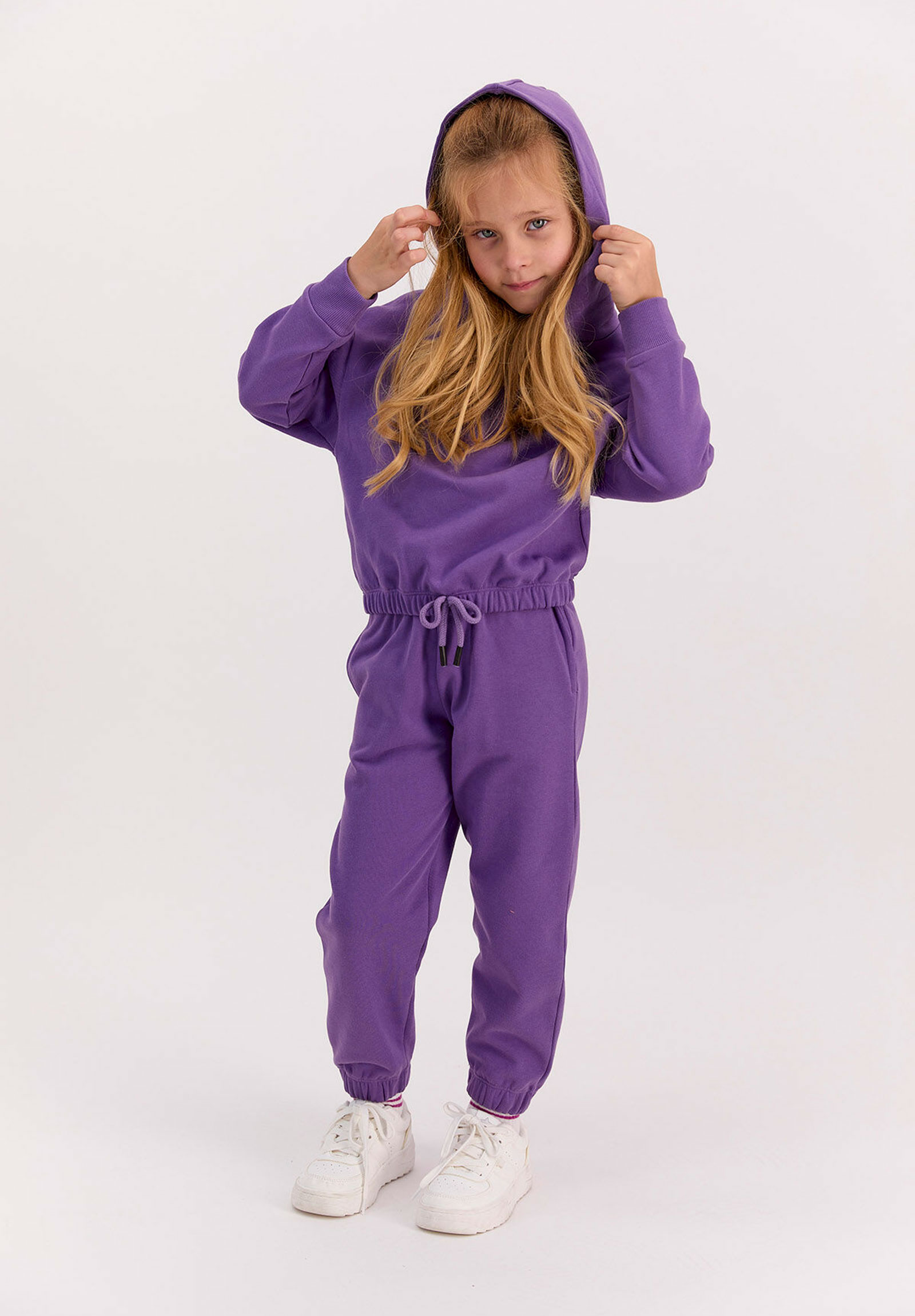 Rolypoly Φόρμα παιδική Rolypoly Comfy Girls RP2591A-Μωβ