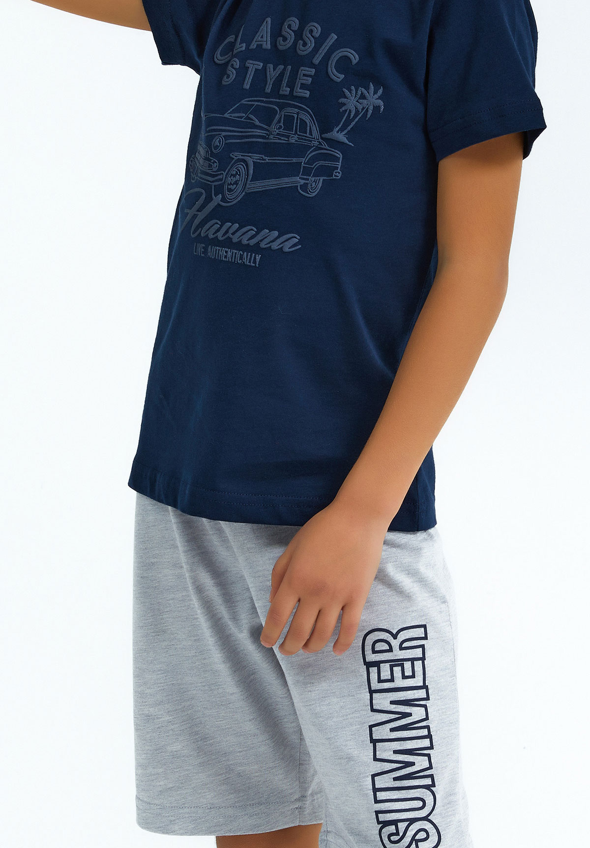 Πιτζάμα παιδική Rolypoly Classic Style RP2701B-Μπλε φωτογραφία