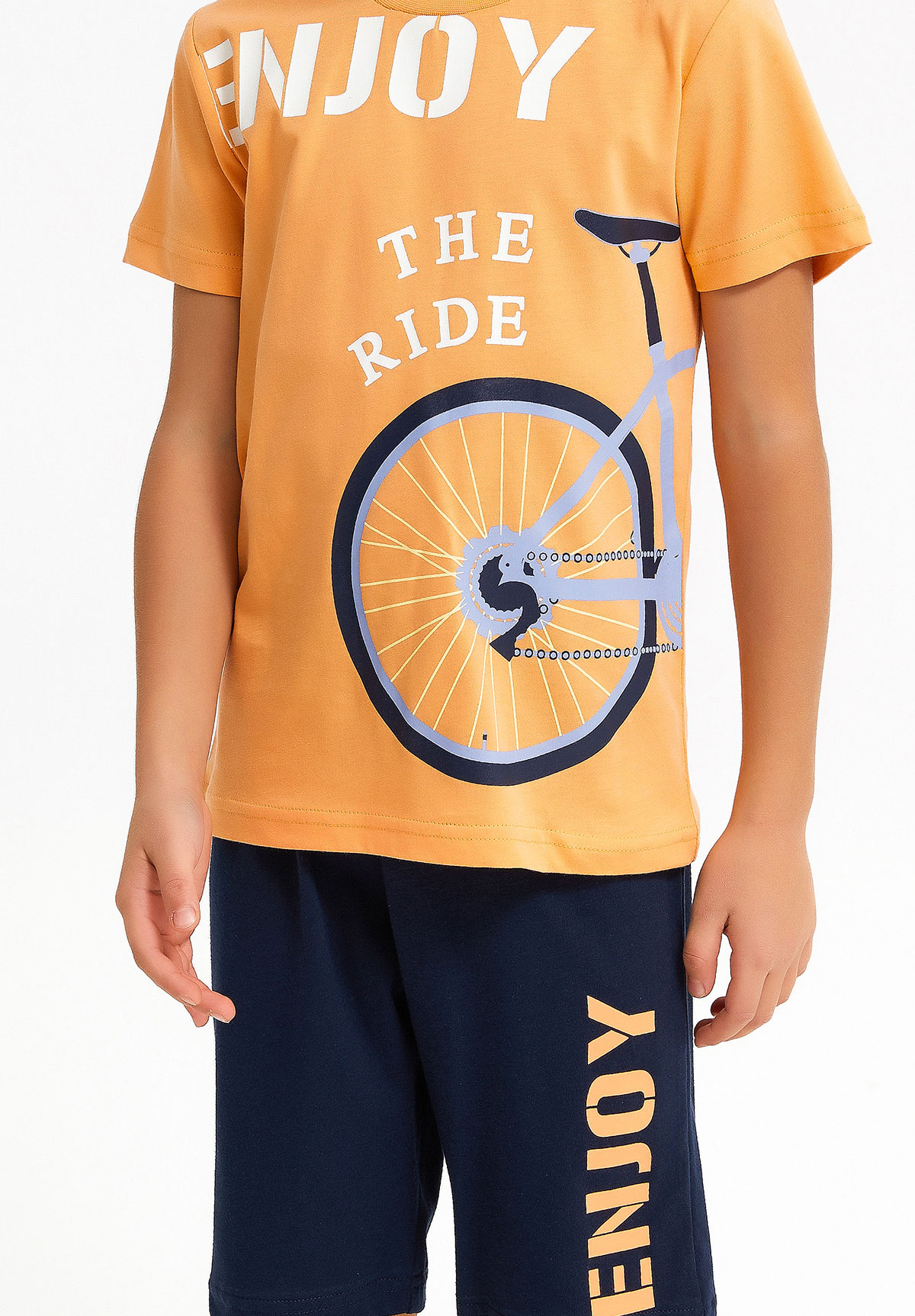 Φόρμα παιδική αγόρι Enjoy The Ride RP2718-Πεπονί φωτογραφία