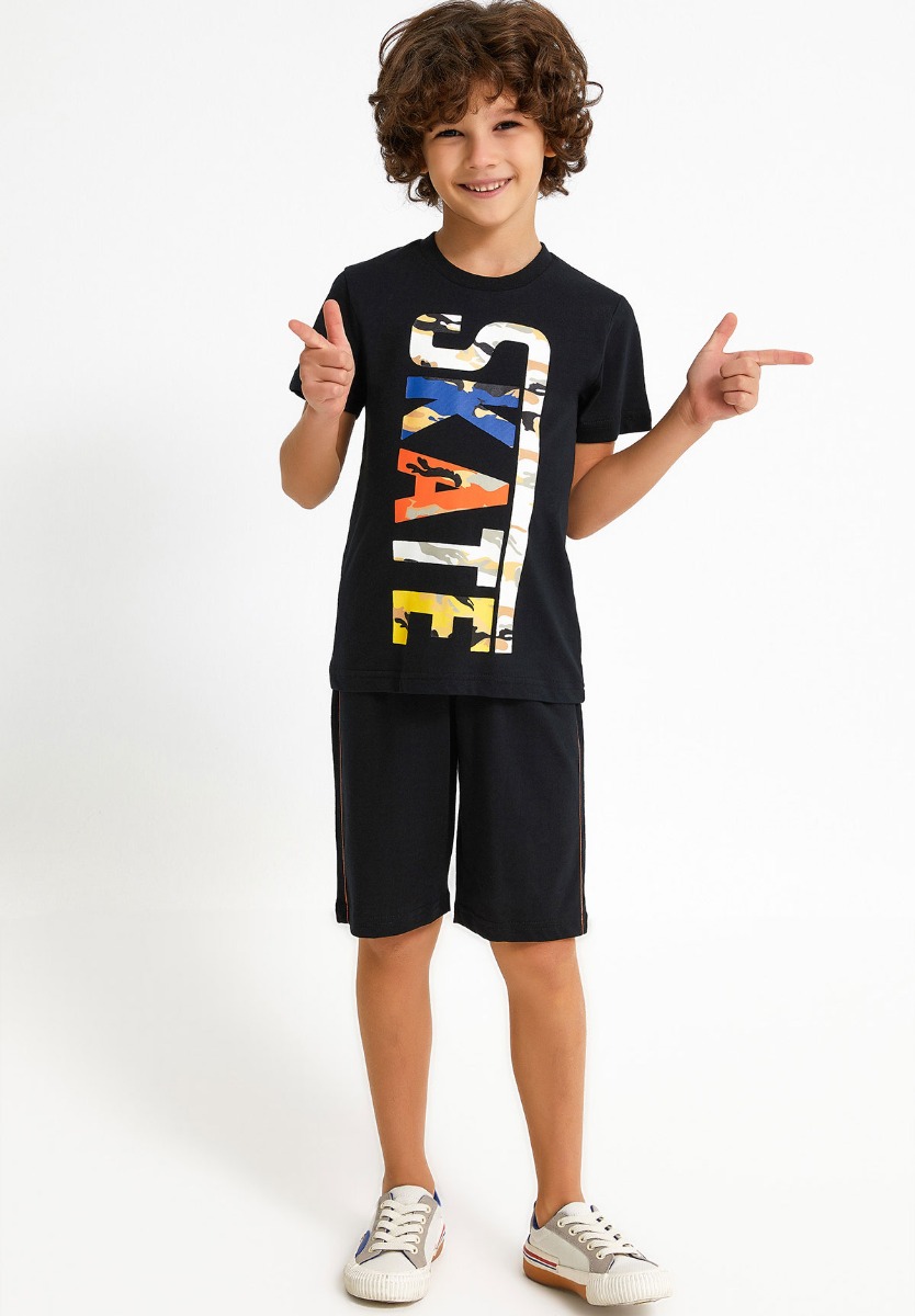 Rolypoly Φόρμα παιδική αγόρι Skate Black RP2728B