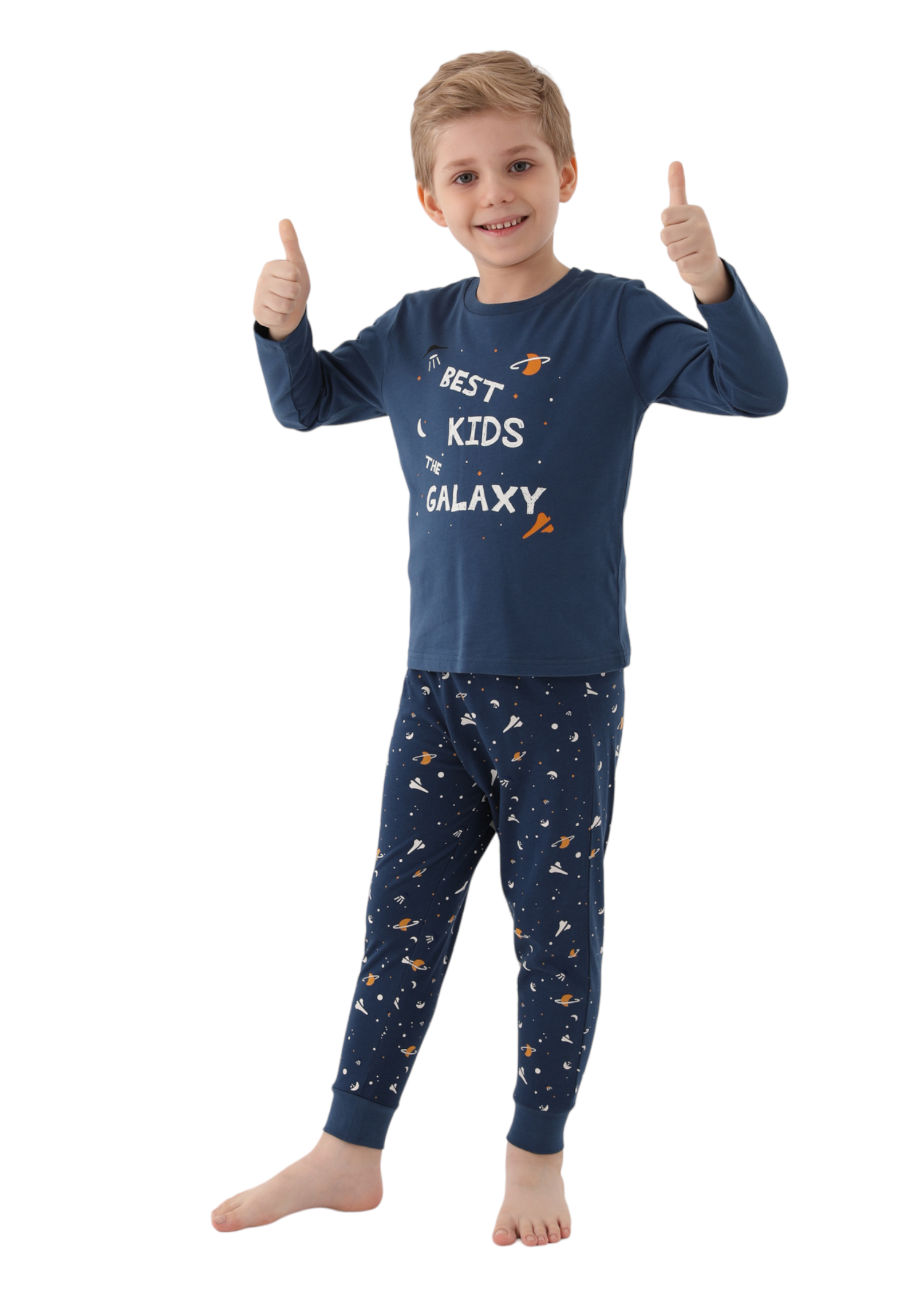 Πιτζαμα εφηβική Rolypoly Galaxy boy RP3177B-Μπλε Σκούρο φωτογραφία