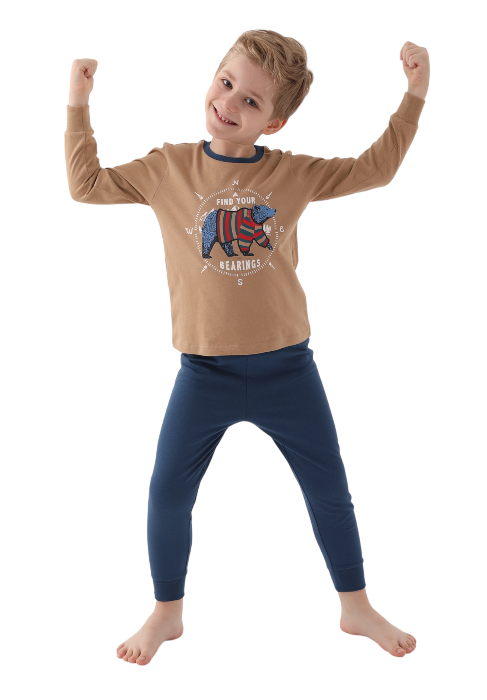 Πιτζάμα εφηβική Rolypoly Bear RP3202B-Κάραμελ φωτογραφία