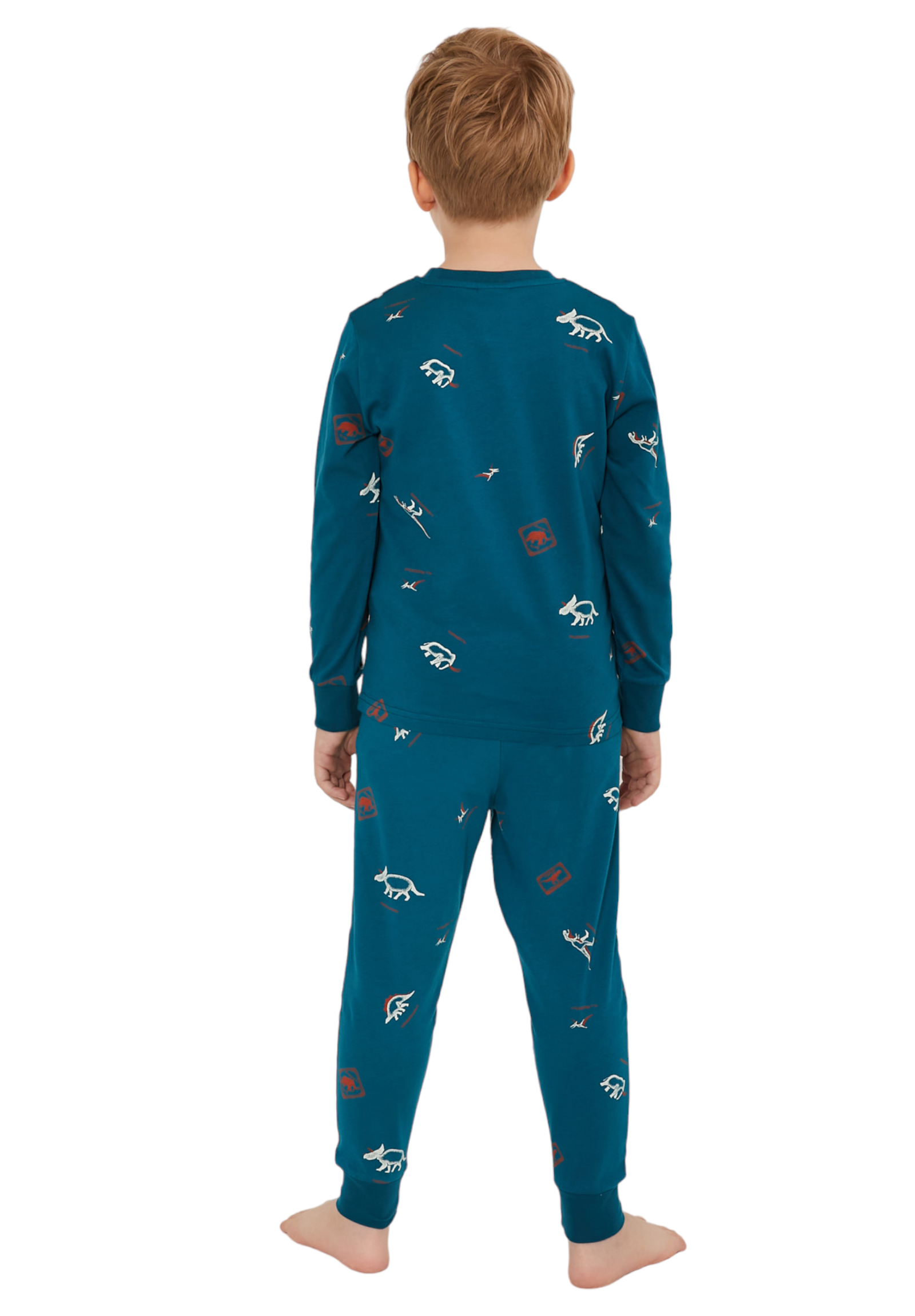 Πιτζάμα παιδική Rolypoly Roar Boy RP3222B-Πετρόλ φωτογραφία