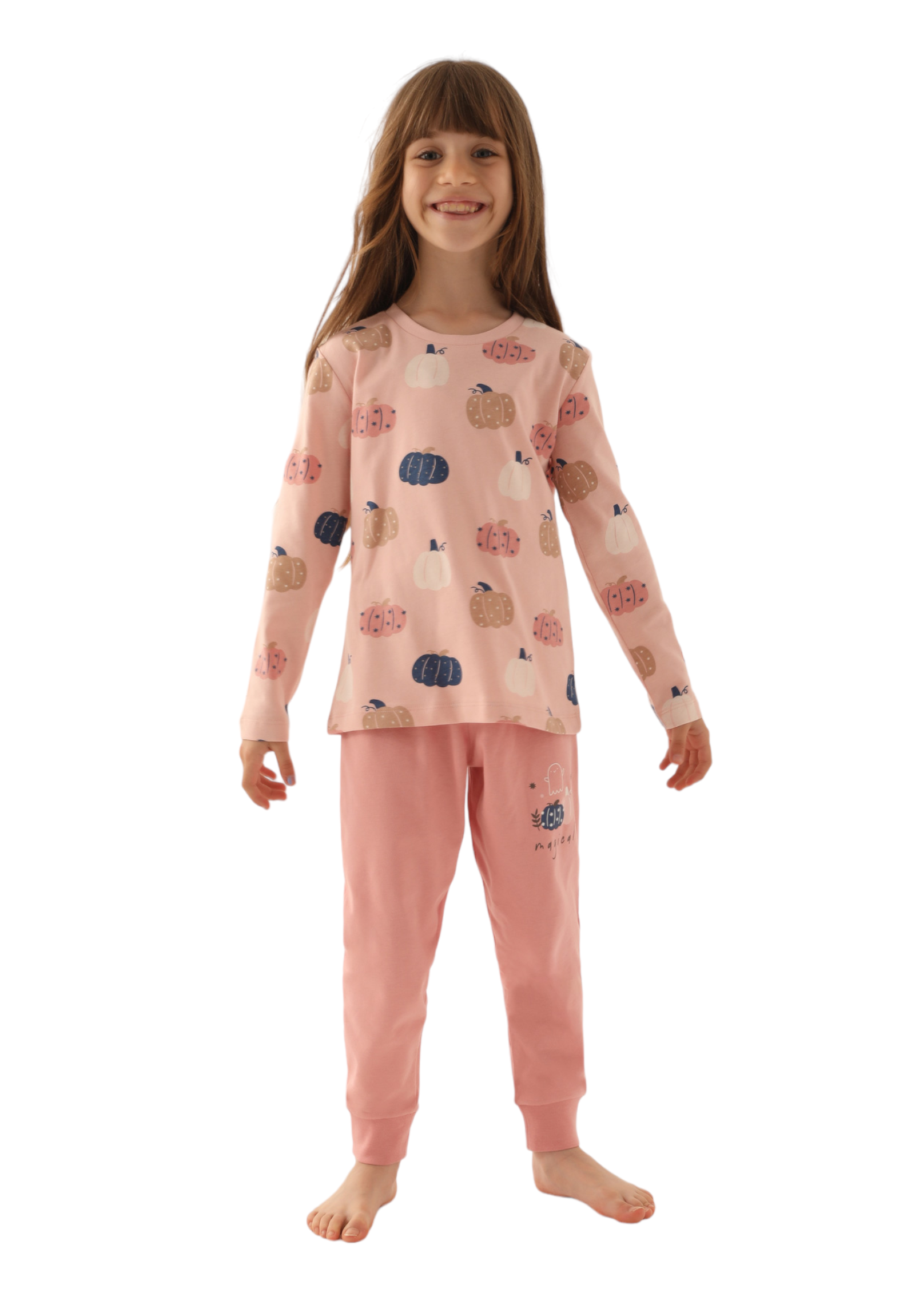 Rolypoly Πιτζάμα εφηβική Rolypoly Lil Magic Girl RP3251G-Πούδρα