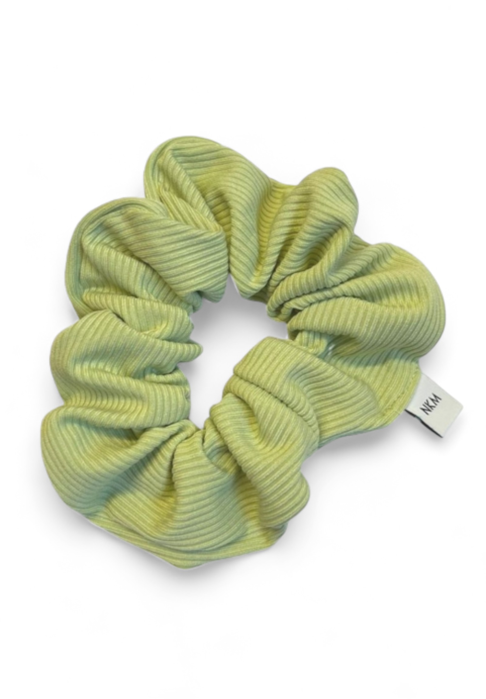  Rib Scrunchie Seige Green SCR136-Λαχανί 2025