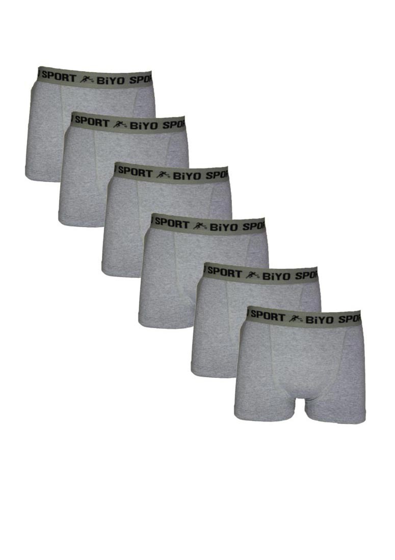 Biyo Pack Boxer Biyo Sport 6 τεμ. Γκρι PBS/gkri