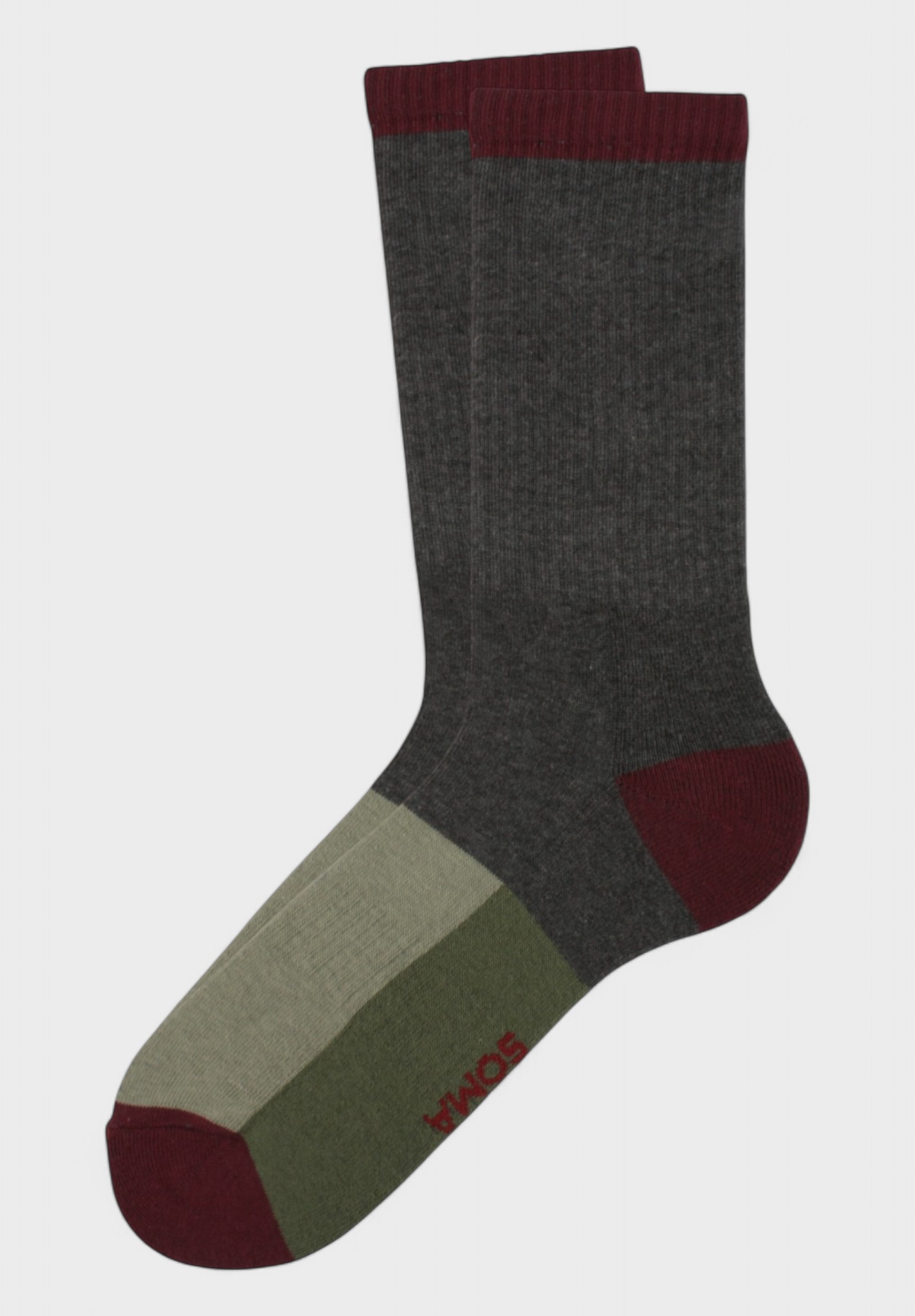 Ανδρικές Αθλητικές Κάλτσες Soma Harrison– Σετ 3 Τεμαχίων SSC22916-Πολύχρωμο φωτογραφία