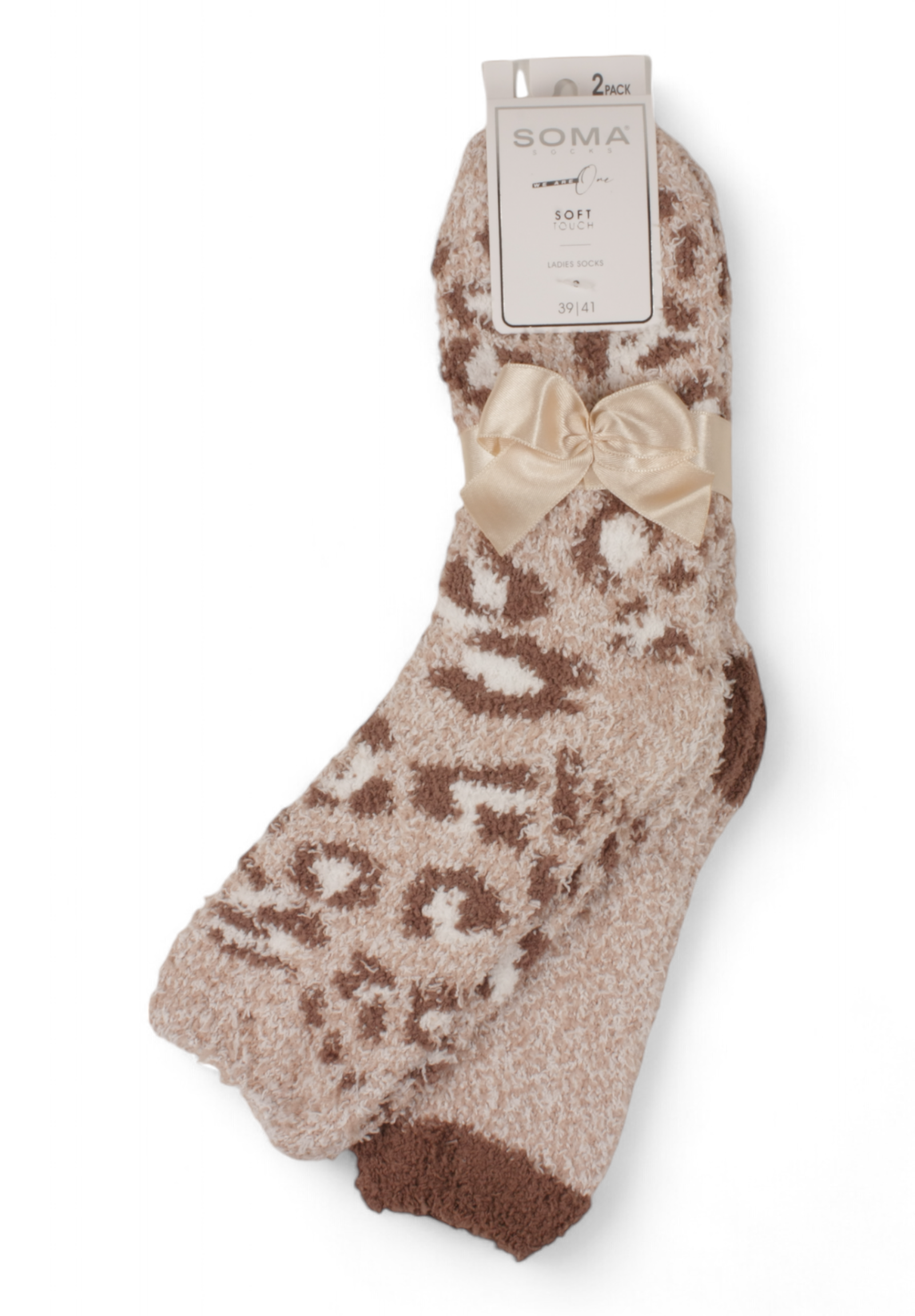  Κάλτσες γυναικείες χνουδωτές Soft Touch Soma SS6432-Καφέ 2025