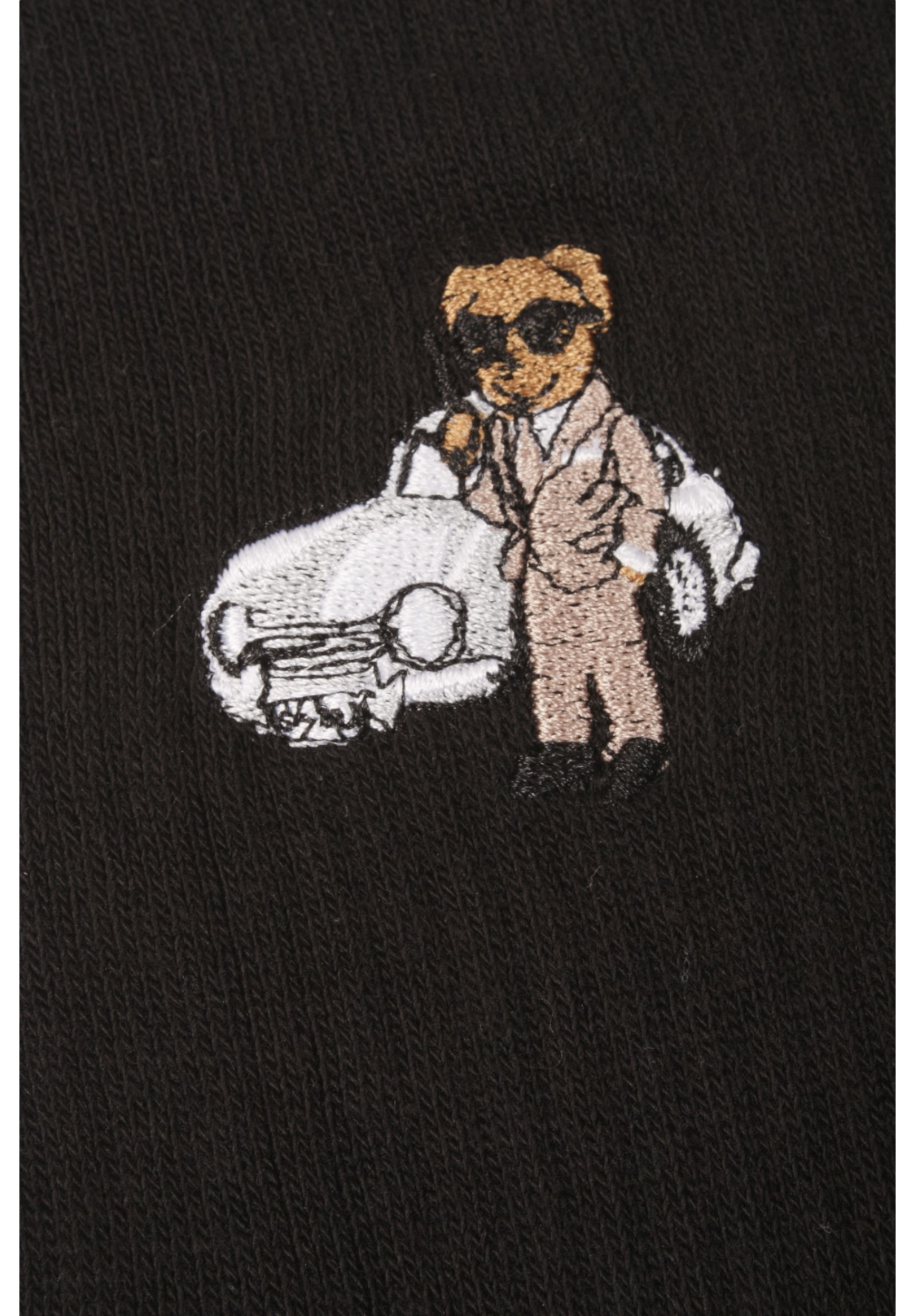 Κάλτσες ανδρικές Rib με κέντημα Soma Teddy SSM02-1-Μαύρο φωτογραφία