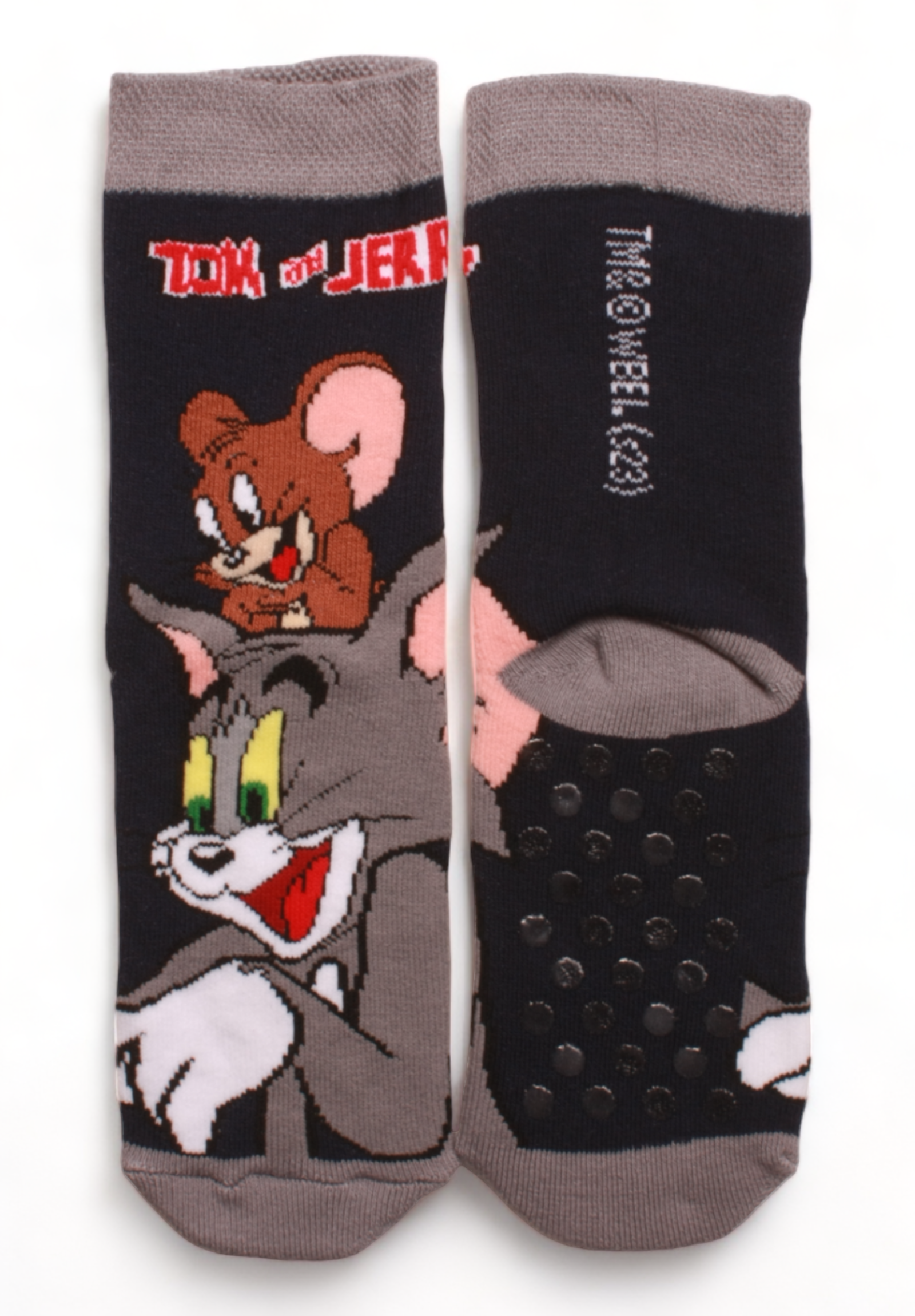 Κάλτσες παιδικές πετσετέ με τάπες Tom & Jerry 3 Τεμ. TJ21601-Πολύχρωμο φωτογραφία