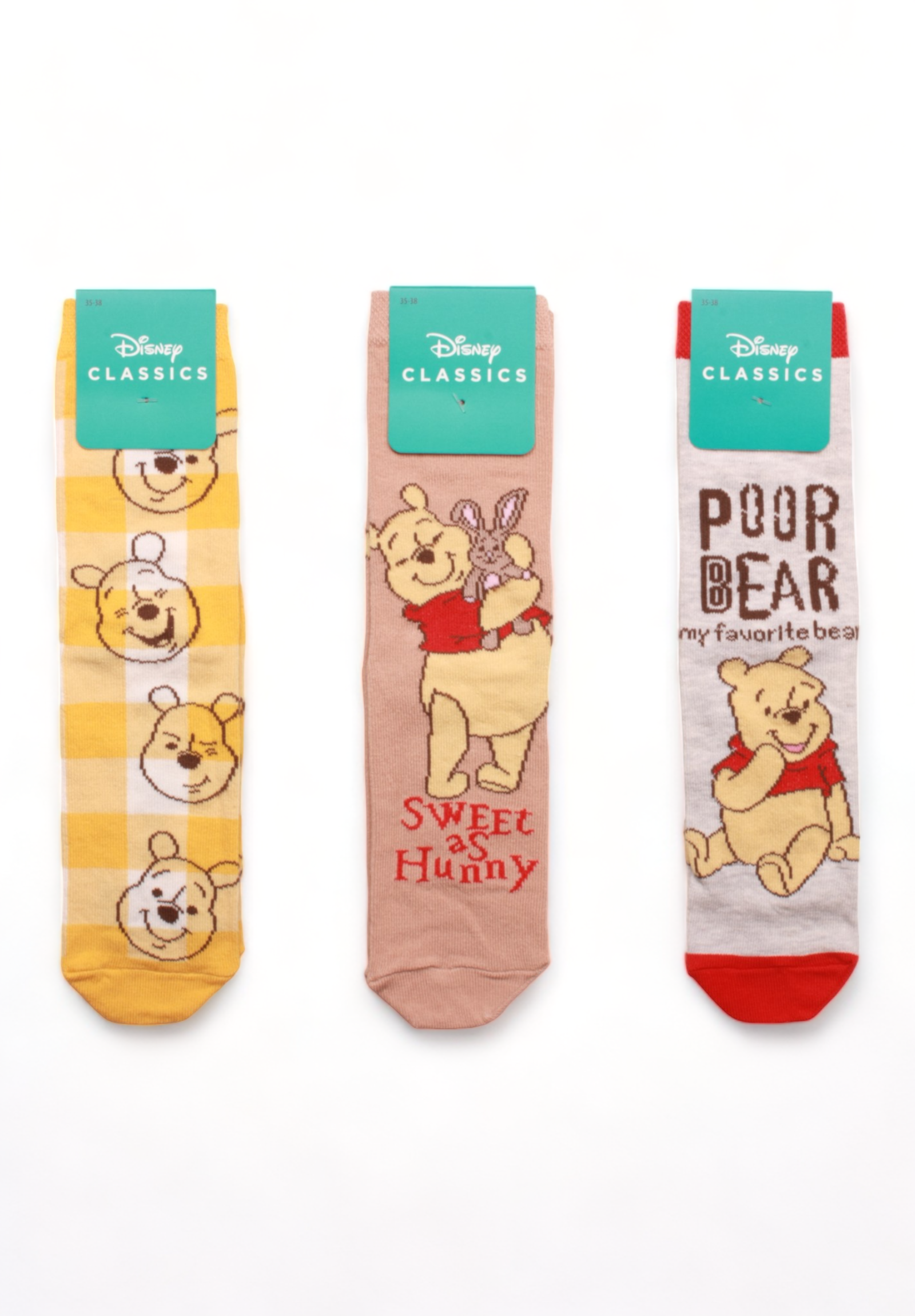 Cimpa Κάλτσες παιδικές οικονομικό πακέτο Winnie The Pooh 3 Τεμ. WP22181-Πολύχρωμο