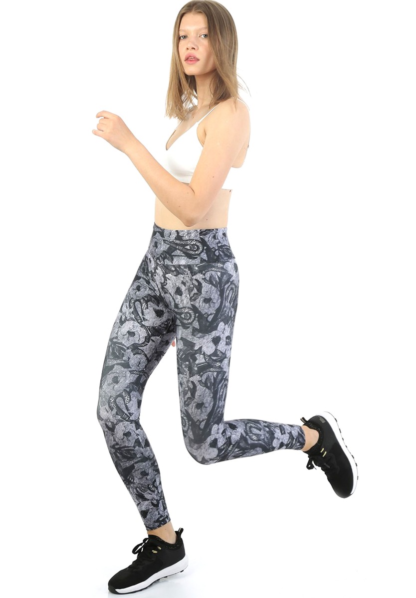 Κολάν γυναικείο αθλητικό John Frank Snake Grey WJFLEG04 φωτογραφία