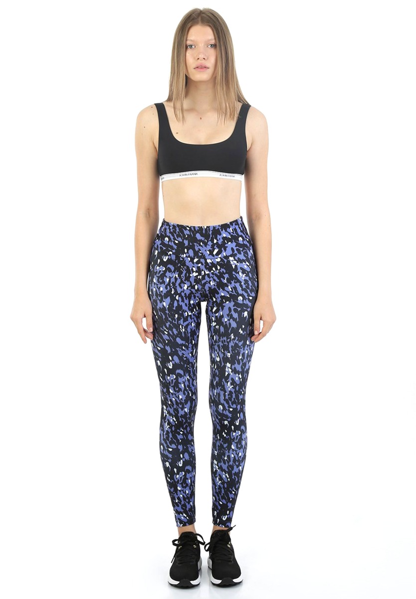 Κολάν γυναικείο αθλητικό John Frank Absty Purple WJFLEG11 φωτογραφία